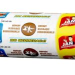 Worki na śmieci JAN NIEZBĘDNY, do segregacji, easy pack, 35l, 20szt., brązowe