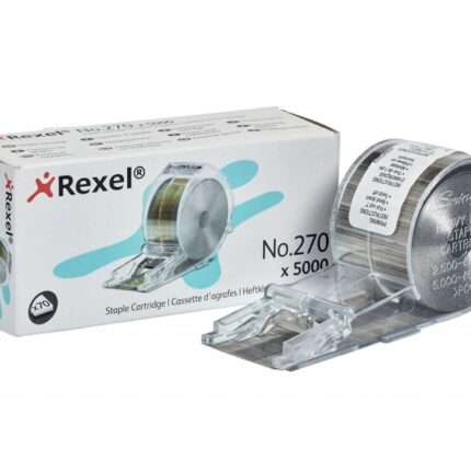 Zszywki REXEL, nr 270, magazynek do Stella 70, 5000 szt., srebrne