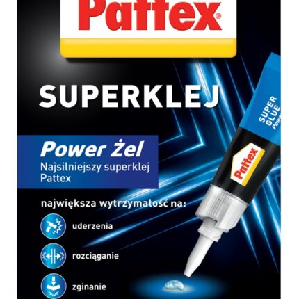Klej SUPER POWER ŻEL PATTEX S.O.S., 2g
