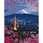 Malowanie po numerach BRUSHME, 40x50 cm, podróż po Japonii, 1 szt. - obrazek 2