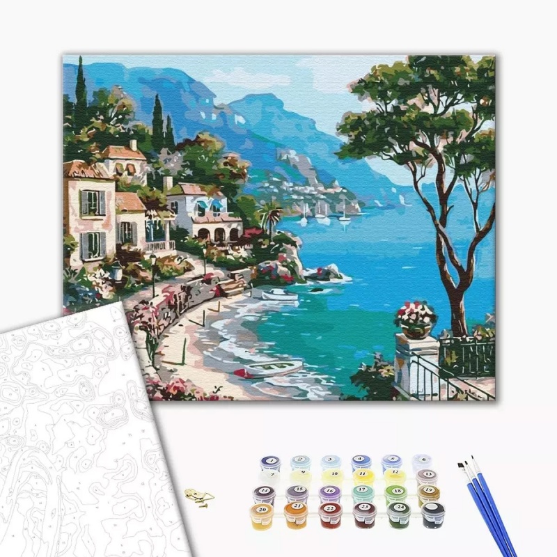 345080-370371-malowanie_po_numerach_brushme_40x50_cm_nabrz-800w-1 Malowanie po numerach BRUSHME, 40x50 cm, nabrzeże włoskie, 1 szt. - obrazek 1