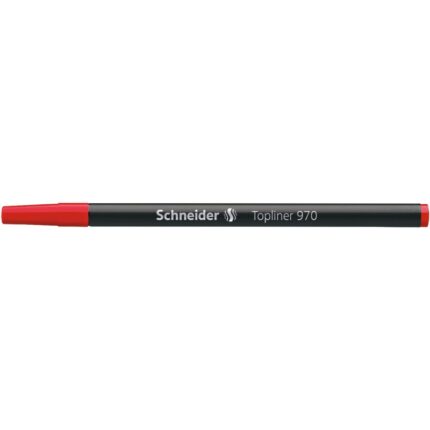 Wkład do cienkopisu SCHNEIDER Topliner 970, 0,4mm, czerwony (opakowanie 10 szt.)