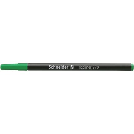 Wkład do cienkopisu SCHNEIDER Topliner 970, 0,4mm, zielony (opakowanie 10 szt.)