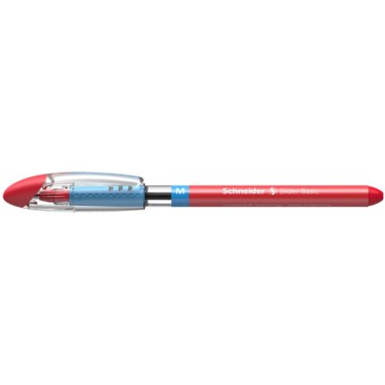 Długopis SCHNEIDER Slider Basic, M, czerwony (opakowanie 10 szt.)