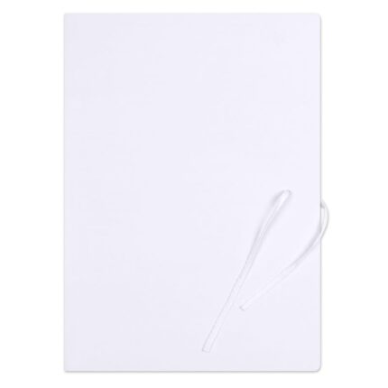 Teczka wiązana OFFICE PRODUCTS Premium, karton, A4, 350gsm, 3-skrz., biała (opakowanie 25 szt.)