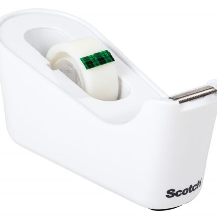 Dyspenser taśmy SCOTCH C18 + taśma Scotch® Magic™ Invisible, 19mmx33m, biały