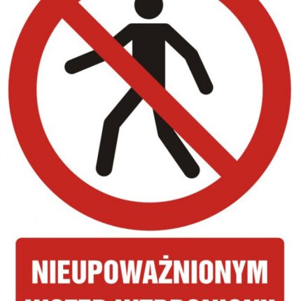 Znak TDC, Nieupoważnionym wstęp wzbroniony