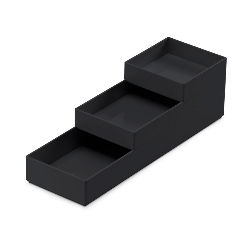 347831-371205-zestaw_pojemnikow_moxom_modular_tray_250x80x-800w-1 Zestaw pojemników MOXOM Modular Tray, 250x80x55mm, 3 szt., czarny - obrazek 1