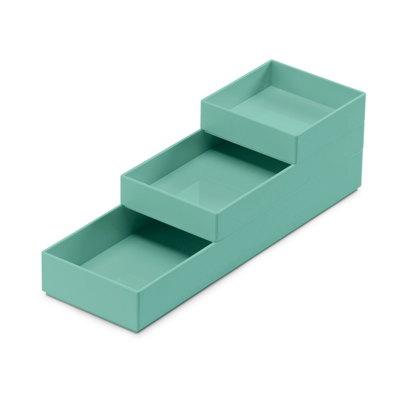 347832-371206-zestaw_pojemnikow_moxom_modular_tray_250x80x-800w-1 Zestaw pojemników MOXOM Modular Tray, 250x80x55mm, 3 szt., turkusowy - obrazek 1