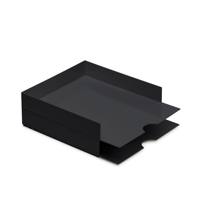 347841-371213-zestaw_pojemnikow_moxom_modular_letter_tray_-800w-1 Zestaw szufladek na biurko MOXOM Modular Letter Tray, 320x260x60mm, 2 szt., czarny - obrazek 1