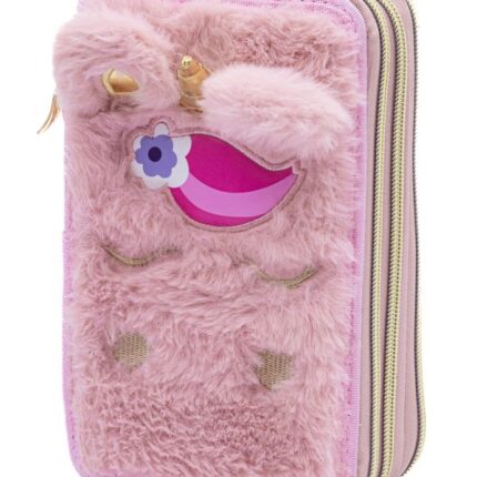 Piórnik JUMBO potrójny z wyposażeniem ASTRABAG FLUFFY UNICORN, AC31