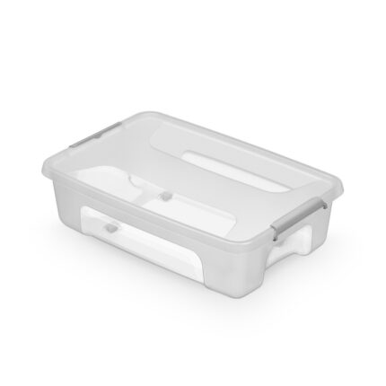 Pojemnik MOXOM PrimeStore Bedroller, z kółkami, 580x390x165mm, 25l, transparentny