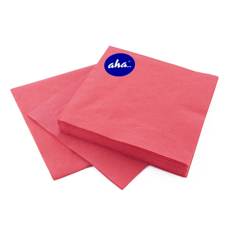 351206-376045-serwetki_aha_3_warstwowe_skladanie_1_4_33x33-800w-1 Serwetki AHA, 3-warstwowe, składanie 1/4, 33x33cm, 20 szt., czerwone - obrazek 1