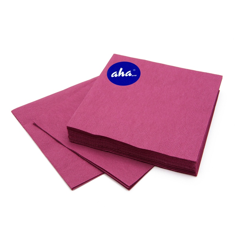 351208-376047-serwetki_aha_3_warstwowe_skladanie_1_4_33x33-800w-1 Serwetki AHA, 3-warstwowe, składanie 1/4, 33x33cm, 20 szt., bordowe - obrazek 1