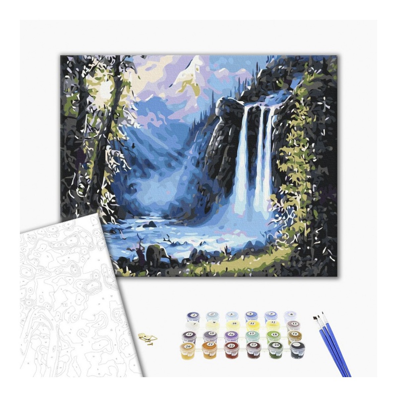 351307-375279-malowanie_po_numerach_brushme_40x50_cm_magia-800w Malowanie po numerach BRUSHME, 40x50 cm, magia przyrody, 1 szt. - obrazek 1