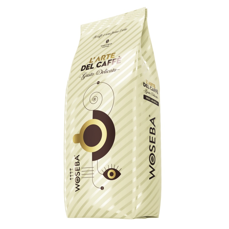 352118-373542-kawa_woseba_l_arte_del_caff_gusto_delicato_z-800w-1 Kawa WOSEBA L’arte del caffè, Gusto Delicato, ziarnista, 1000g - obrazek 1