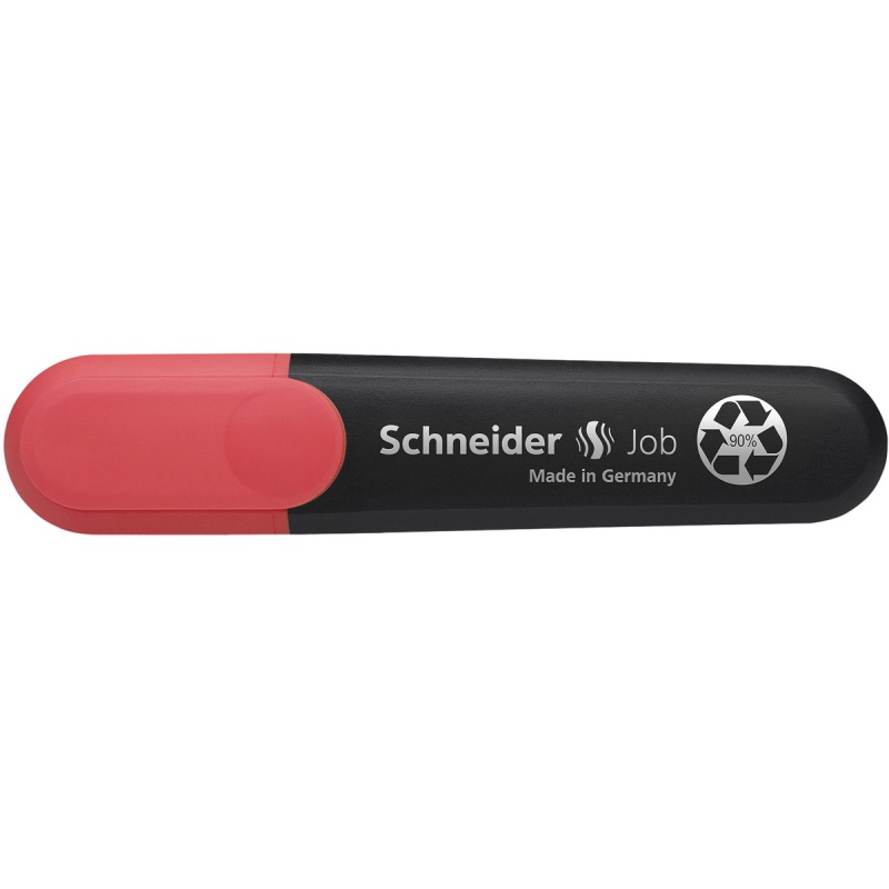 352168-23965-zakreslacz_schneider_job_1_5_mm_czerwony-800w Zakreślacz SCHNEIDER Job, 1-5 mm, czerwony (opakowanie 10 szt.) - obrazek 1
