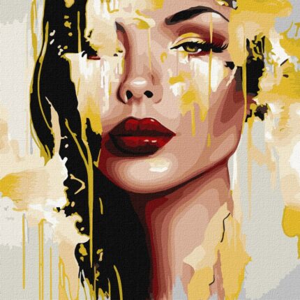 Malowanie po numerach IDEYKA, 40x50 cm, metallic, nieziemskie piękno, 1 szt., w pudełku
