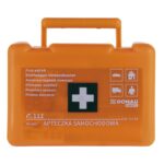 Apteczka samochodowa DONAU SAFETY, plastikowa, BD DIN, pomarańczowa