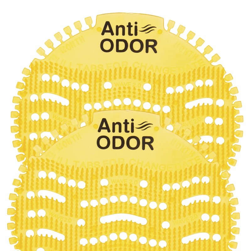 353631-377690-wkladki_zapachowe_do_pisuarow_anti_odor_pro_-800w Wkładki zapachowe do pisuarów, ANTI-ODOR Pro, Citrus, 2 szt., żółte - obrazek 1