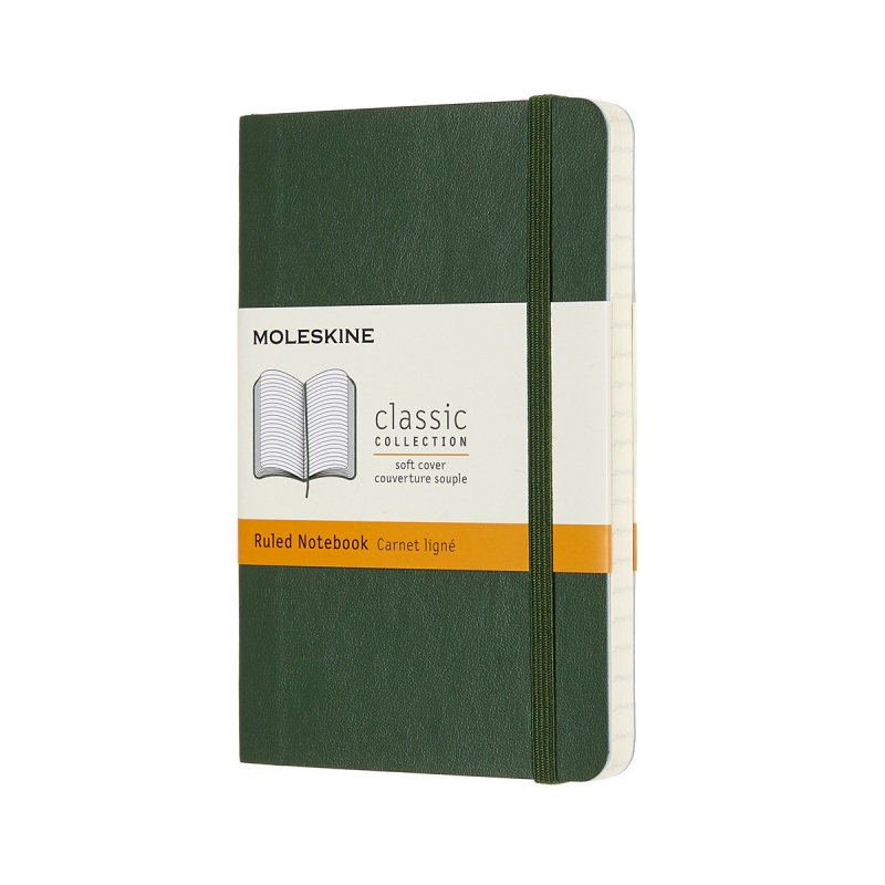 353649-377660-notes_moleskine_p_9x14cm_w_linie_miekka_opra-800w Notes MOLESKINE P (9x14cm), w linie, miękka oprawa, 192 strony, myrtle green - obrazek 1