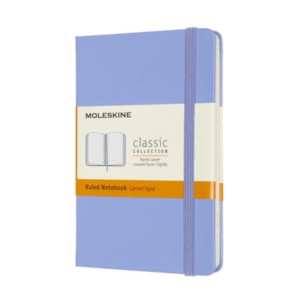 Notes MOLESKINE Classic P (9x14cm), w linie, twarda oprawa, 192 strony, hydrangea blue
