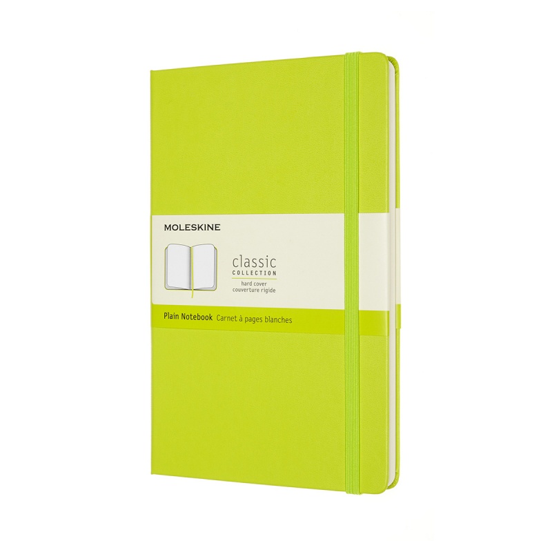 353729-377642-notes_moleskine_classic_l_13x21cm_gladki_twa-800w Notes MOLESKINE Classic L (13x21cm), gładki, twarda oprawa, 240 stron, lemon green - obrazek 1