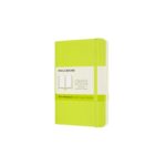 Notes MOLESKINE Classic P (9x14cm), gładki, miękka oprawa, 192 strony, lemon green