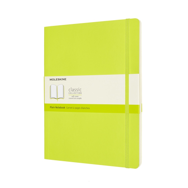 353809-377654-notes_moleskine_classic_xl_19x25cm_gladki_mi-800w Notes MOLESKINE Classic XL (19x25cm), gładki, miękka oprawa, 192 strony, lemon green - obrazek 1