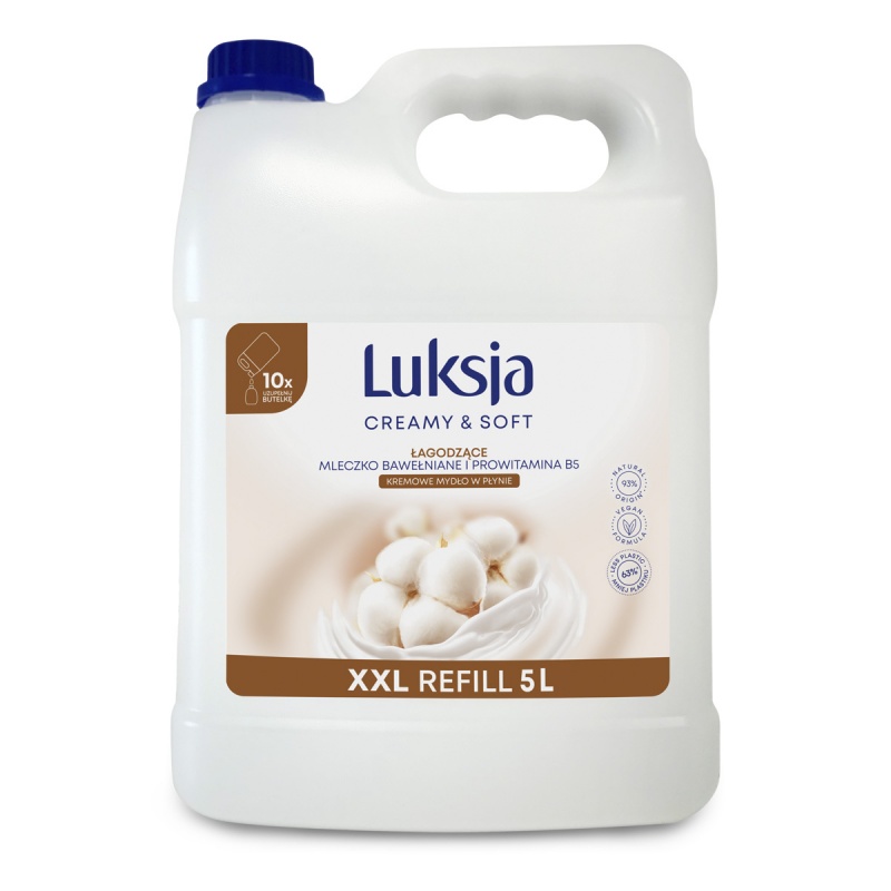 355297-378839-kremowe_mydlo_w_plynie_luksja_bawelna_zapas_-800w Kremowe mydło w płynie LUKSJA, bawełna, zapas 5l - obrazek 1