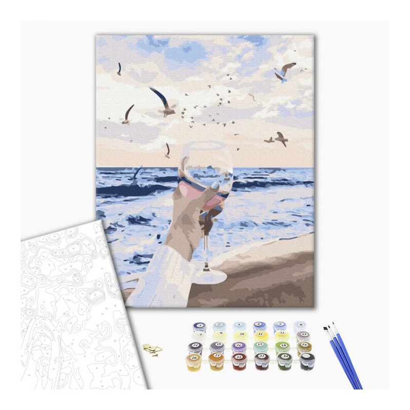 355803-379325-malowanie_po_numerach_brushme_40x50_cm_morze-800w Malowanie po numerach BRUSHME, 40x50 cm, morze w szklance, 1 szt., w pudełku - obrazek 1