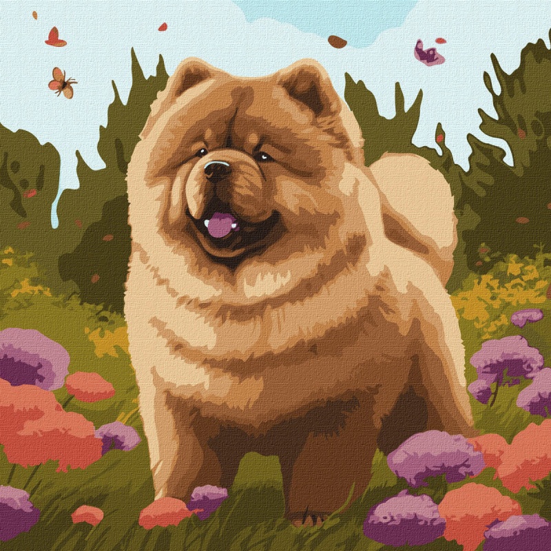 355836-379354-malowanie_po_numerach_ideyka_40x40_cm_uroczy-800w-1 Malowanie po numerach IDEYKA, 40x40 cm, uroczy chow chow, 1 szt. - obrazek 1