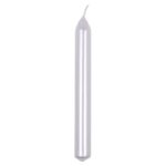 Świeca stołowa prosta DONAU HOME, lakierowana, 20x170 mm, 10 szt., biała