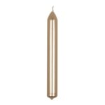 Świeca stołowa prosta DONAU HOME, lakierowana, 20x170 mm, 10 szt., złota