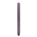 Świeca stołowa długa ryflowana DONAU HOME, 25x300 mm, 4 szt., jeżyna