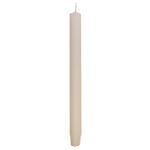Świeca stołowa długa ryflowana DONAU HOME, 25x300 mm, 4 szt., kremowa