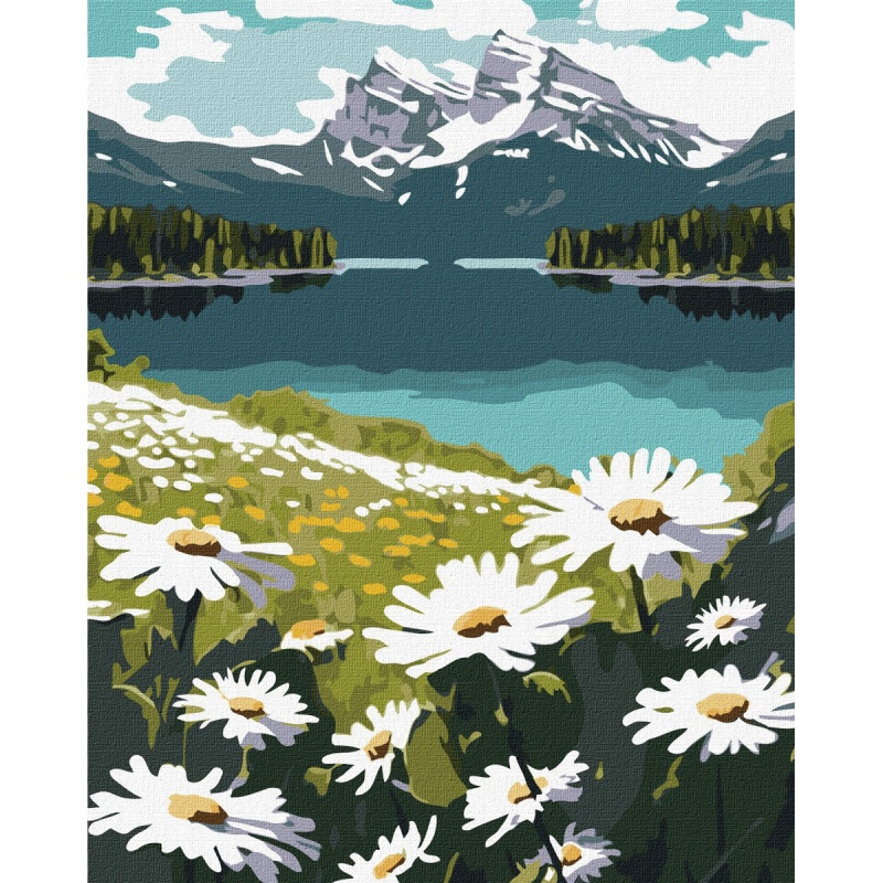 357900-380150-malowanie_po_numerach_ideyka_40x50_cm_kwitna-800w-1 Malowanie po numerach IDEYKA, 40x50 cm, kwitnące stokrotki, 1 szt., w pudełku - obrazek 1