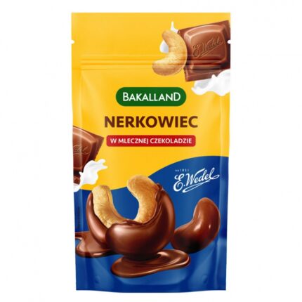 Nerkowiec w mlecznej czekoladzie, BAKALLAND, 75g