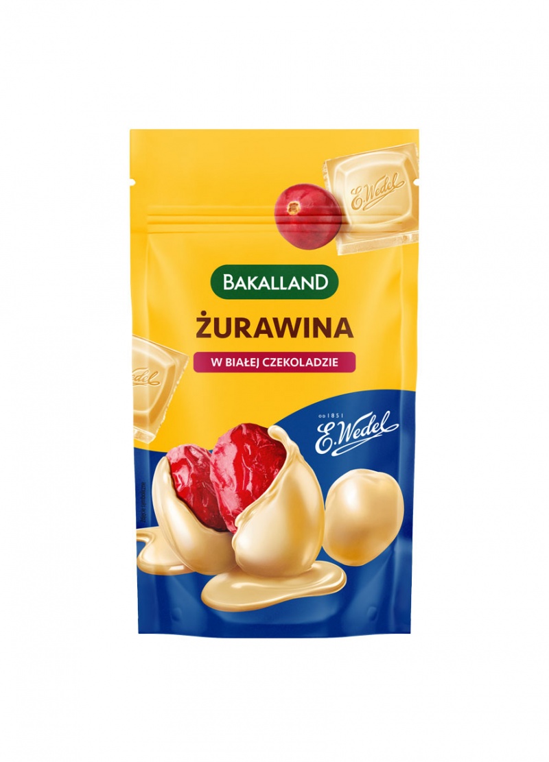 357939-380966-zurawina_w_bialej_czekoladzie_bakalland_74g-800w-1 Żurawina w białej czekoladzie, BAKALLAND, 74g - obrazek 1