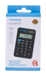 Kalkulator kieszonkowy DONAU TECH, CI-LC310NR, 8-cyfr. wyświetlacz, wym. 114x69x19 mm, czarny - obrazek 7