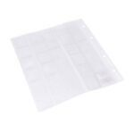 Arkusze do kolekcjonowania monet, 130 mikr., transparentne - obrazek 2