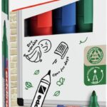 Marker do tablic suchościeralnych e-360 EDDING, 1,5-3 mm, 4 szt., mix kolorów