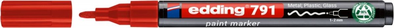 361066-381964-marker_olejowy_e_791_edding_pcr_czerwony-800w Marker olejowy e-791 EDDING, PCR, czerwony (opakowanie 10 szt.) - obrazek 1