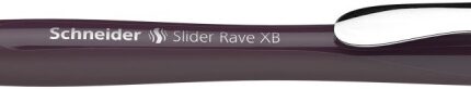 Długopis automatyczny SCHNEIDER Slider Rave, XB, 1szt., fioletowy