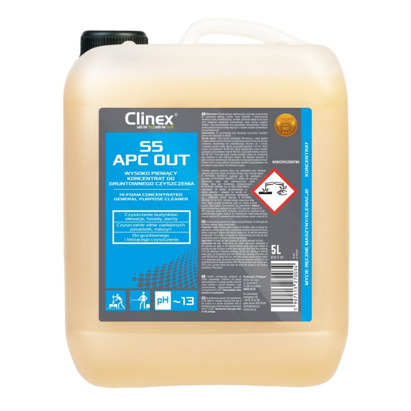 362891-383806-koncentrat_clinex_s5_do_gruntownego_czyszcze-800w-1 Koncentrat CLINEX S5, do gruntownego czyszczenia, 5l - obrazek 1