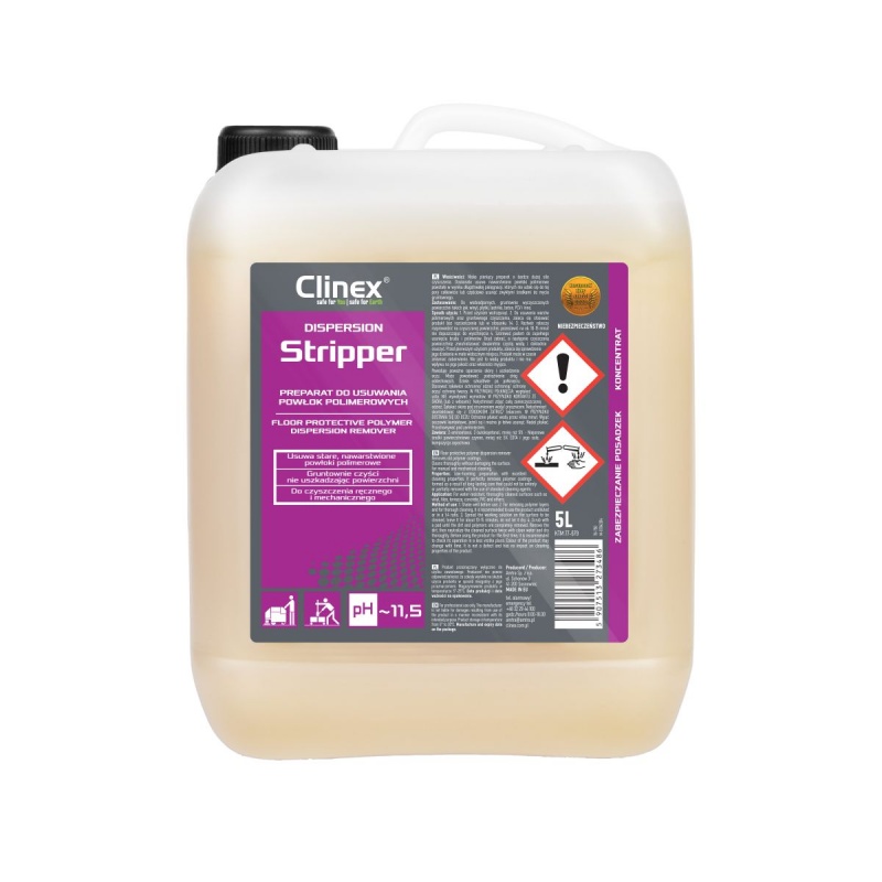 362919-383834-preparat_clinex_dispersion_stripper_do_usuwa-800w-1 Preparat CLINEX Dispersion Stripper, do usuwania powłok polimerowych, 5l - obrazek 1