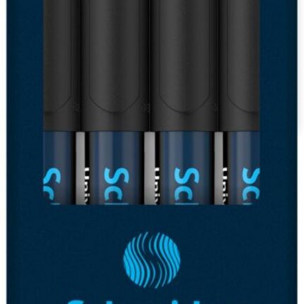 Zestaw foliopisów permanentnych SCHNEIDER Maxx 220, S, 0,4 mm, 4 szt., pudełko z zawieszką, mix kolorów