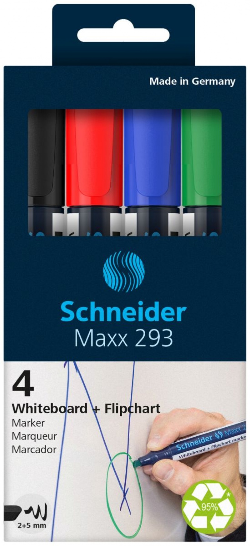 363041-24049-zestaw_markerow_do_tablic_schneider_maxx_293_-800w Zestaw markerów do tablic SCHNEIDER Maxx 293, 2-5 mm, 4 szt., pudełko z zawieszką, mix kolorów - obrazek 1