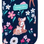Piórnik pojedynczy dwuklapkowy bez wyposażenia ASTRABAG BABY DEER, AC1