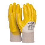 Rękawice DONAU SAFETY Nitrile 02, kat. II, rozm. 11, żółte (pakiet 12 opakowań)